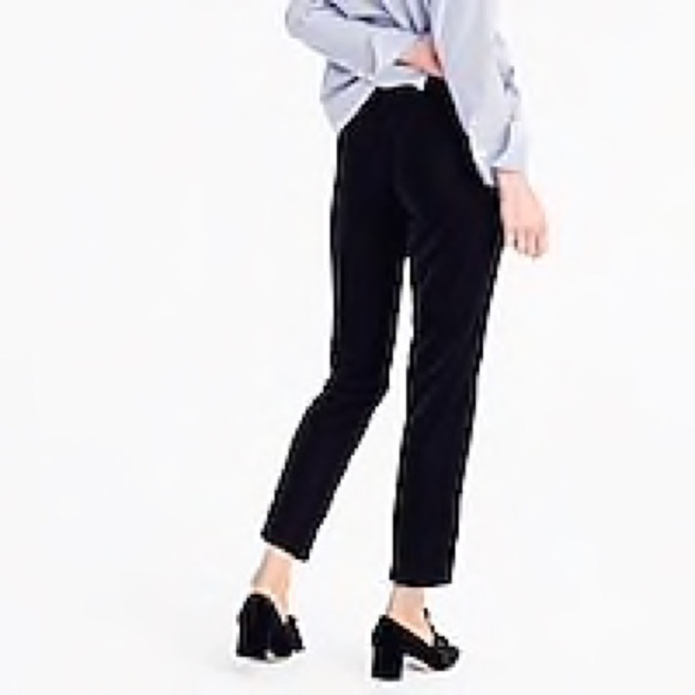 J Crew Velvet Easy Pants